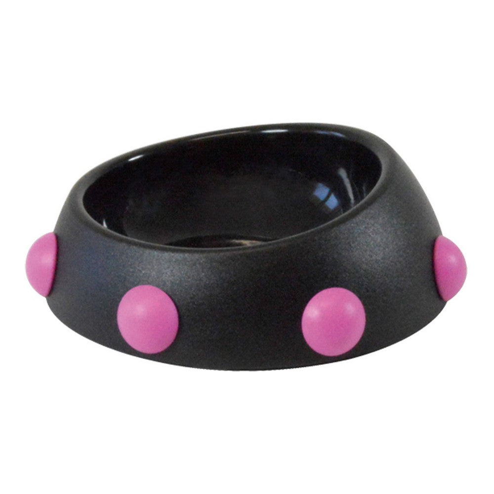Kissan ruoka-annostelija United Pets Boss Musta/Pinkki (Ø 15,2 x 5,4 cm)