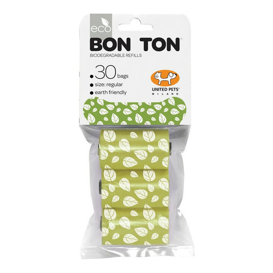 Toilettilaukut United Pets Bon Ton Nano Koira Vihreä (3 x 10 uds)