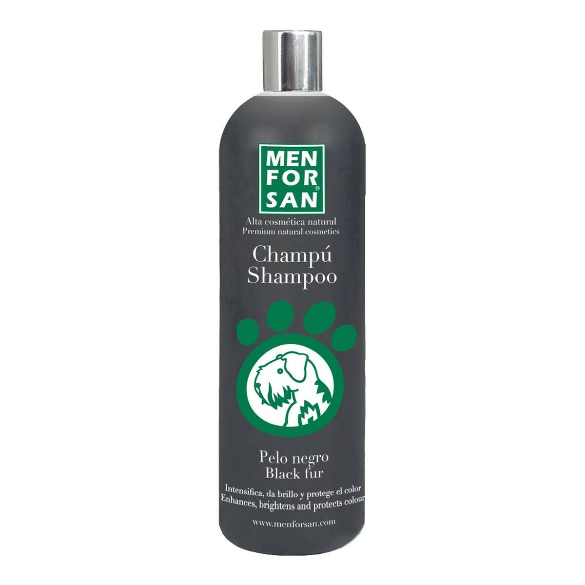 Shampoo Menforsan Koira Tummat hiukset 1 L