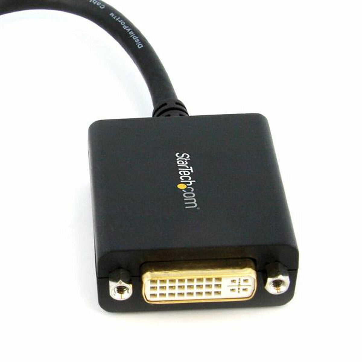 DisplayPort - DVI Adapteri Startech 3003 Musta Muovinen Harmaa